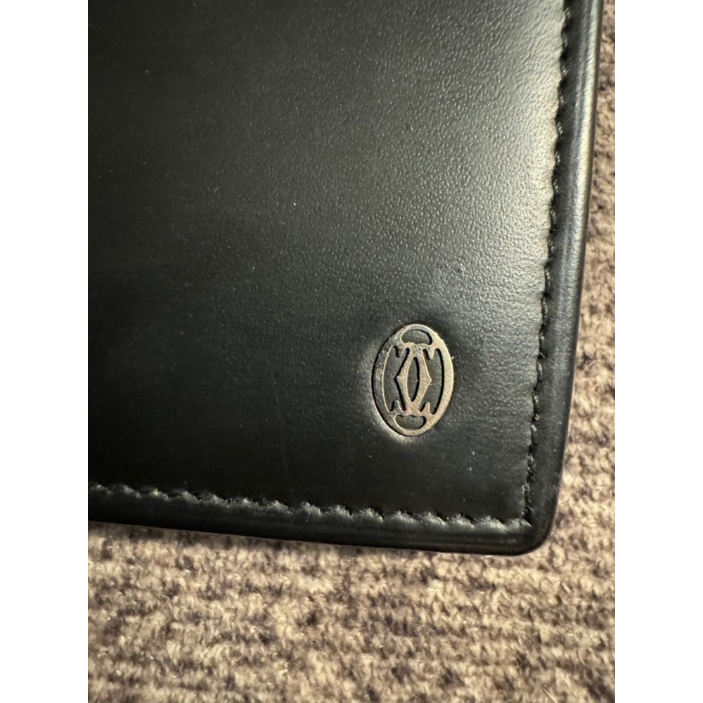 Cartier Vintage Pasha Black Leather Long Wallet - Picture 4 of 11